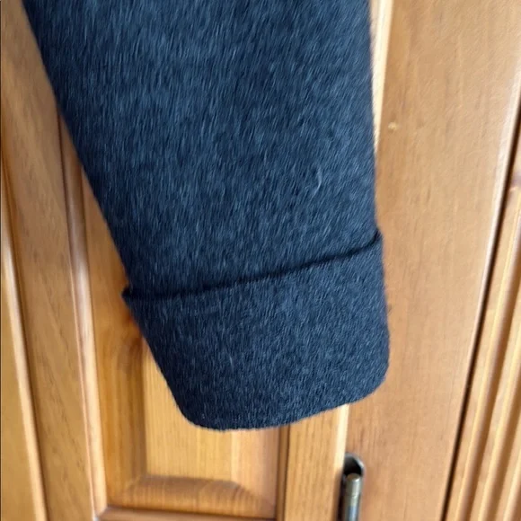 LLBean Charcoal Belted Cardigan - Picture 5 of 7